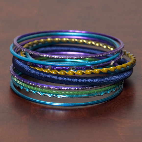 LOLO Jewelry - Pump up the Jam Party Bangles, Set of 10